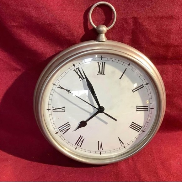 Pottery Barn Wall Decor Pottery Barn Pocket Watch Style Clock 9